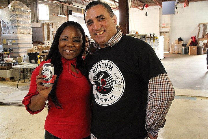 Alisa Bowens-Mercado and her husband, John D. Mercado. David Sepulveda for the New Haven Independent.