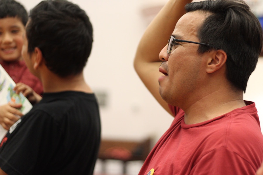 Luis Luna hits the dance floor.