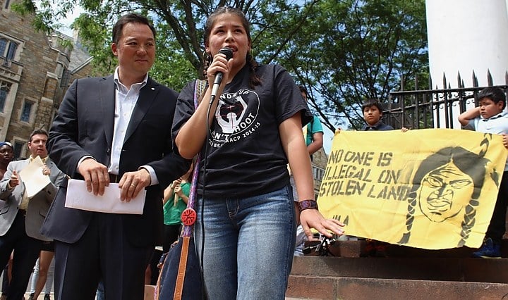 Immigrant Rights Rally Turns Up The Heat