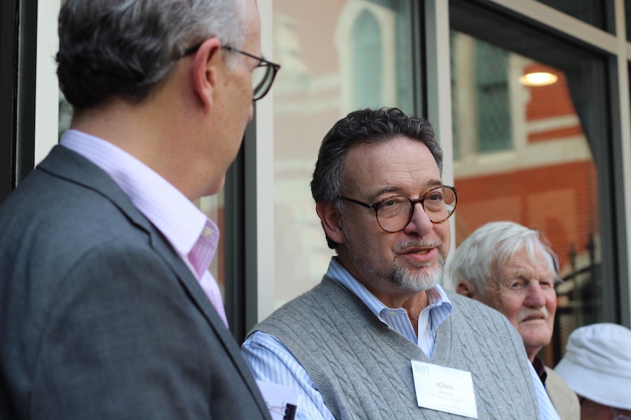 NHPT Preservation Services Officer John Herzan: “Another developer might have decided to tear it down, because it really was a wreck.” Lucy Gellman Photos.