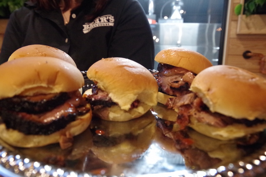 smoked brisket sliders